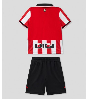 Athletic Bilbao Hjemmebanetrøje Børn 2025-26 Kortærmet (+ Korte bukser)